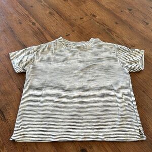 Old Navy Short sleeve shirt size XS black and white stripe